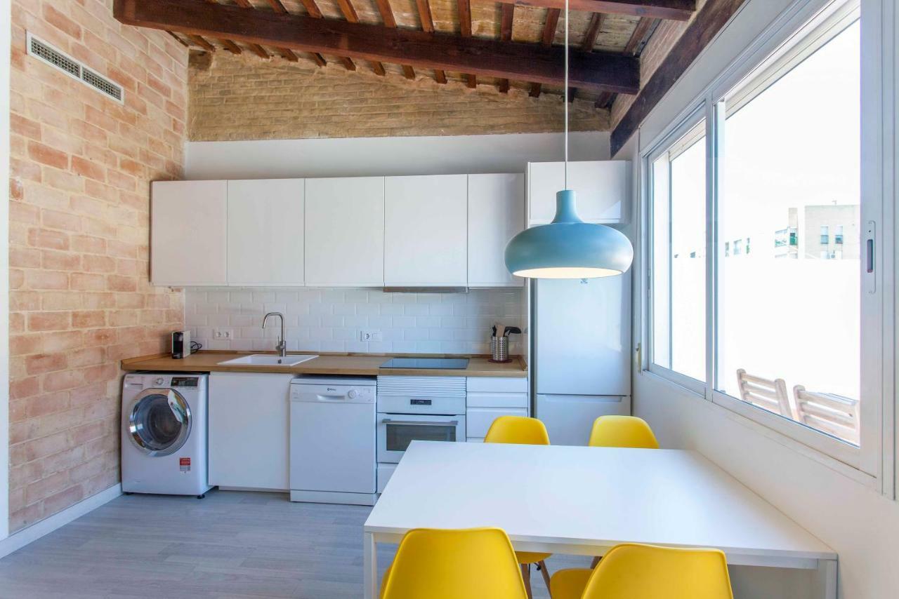 Ferienwohnung Apartup Port Avenue Attic Valencia Exterior foto