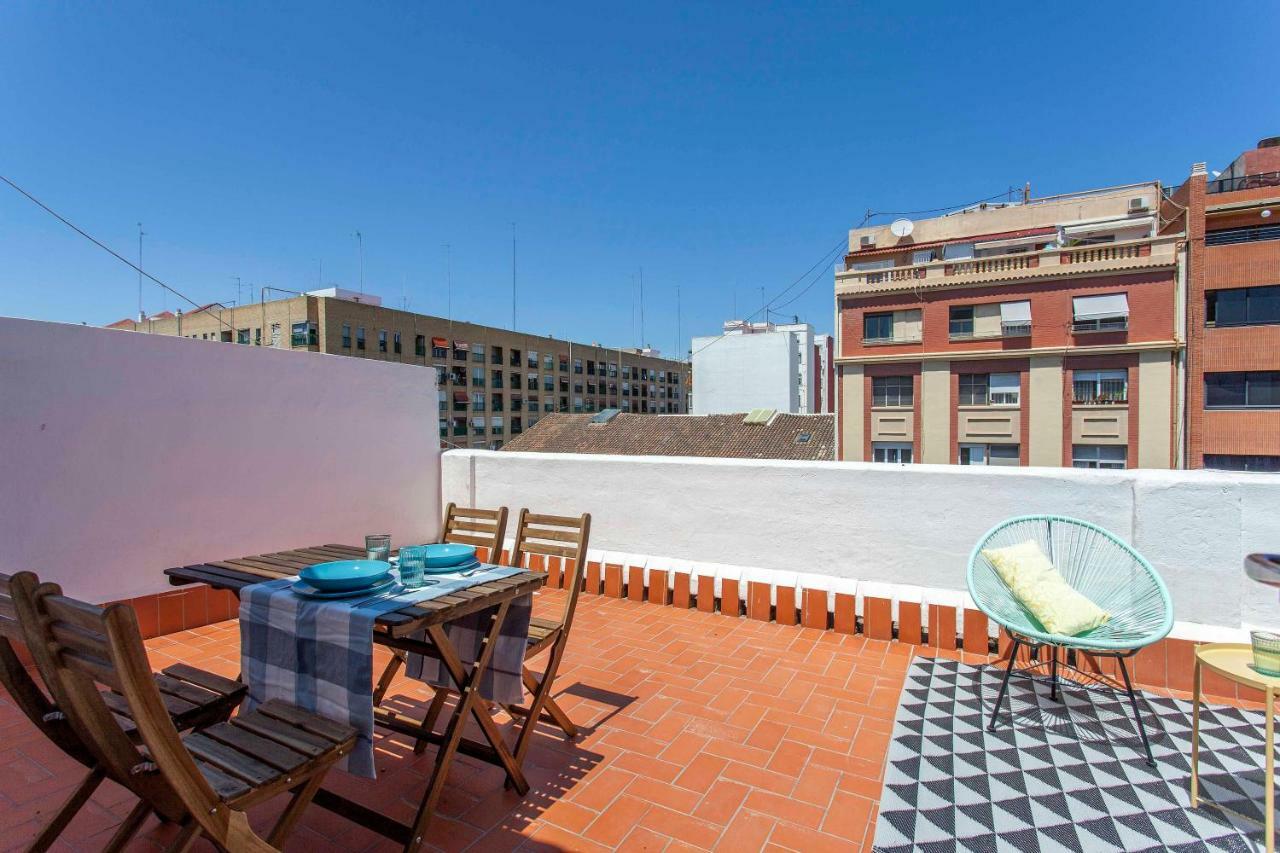 Ferienwohnung Apartup Port Avenue Attic Valencia Exterior foto